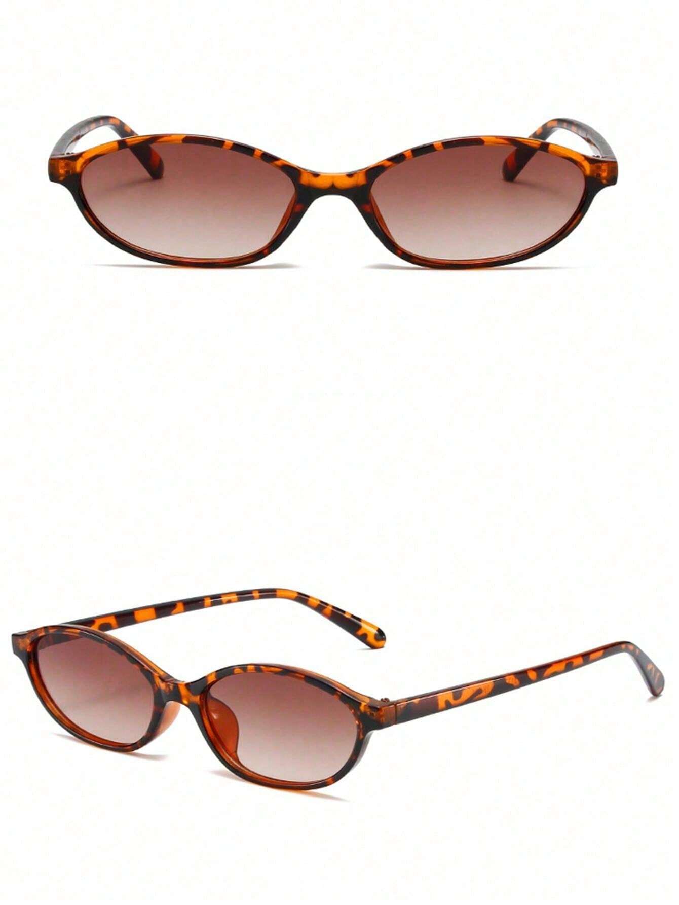 Chic Tortoise Shell Oval Sunglasses